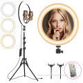 12'' RGB selfie led ring light with tripod